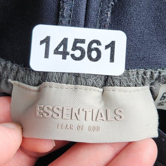 Fear Of God Pants Boys 6 7 Gray Wide Leg Essentials Kids Pull On Youth Casual - Picture 13 of 16